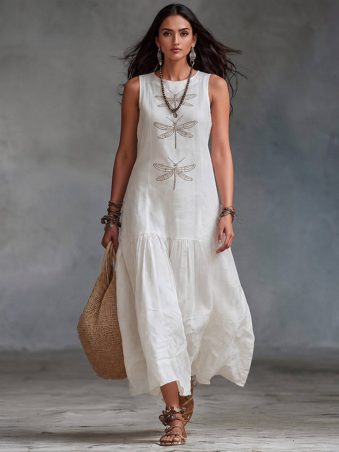 Geneva - Sleeveless Maxi Dress