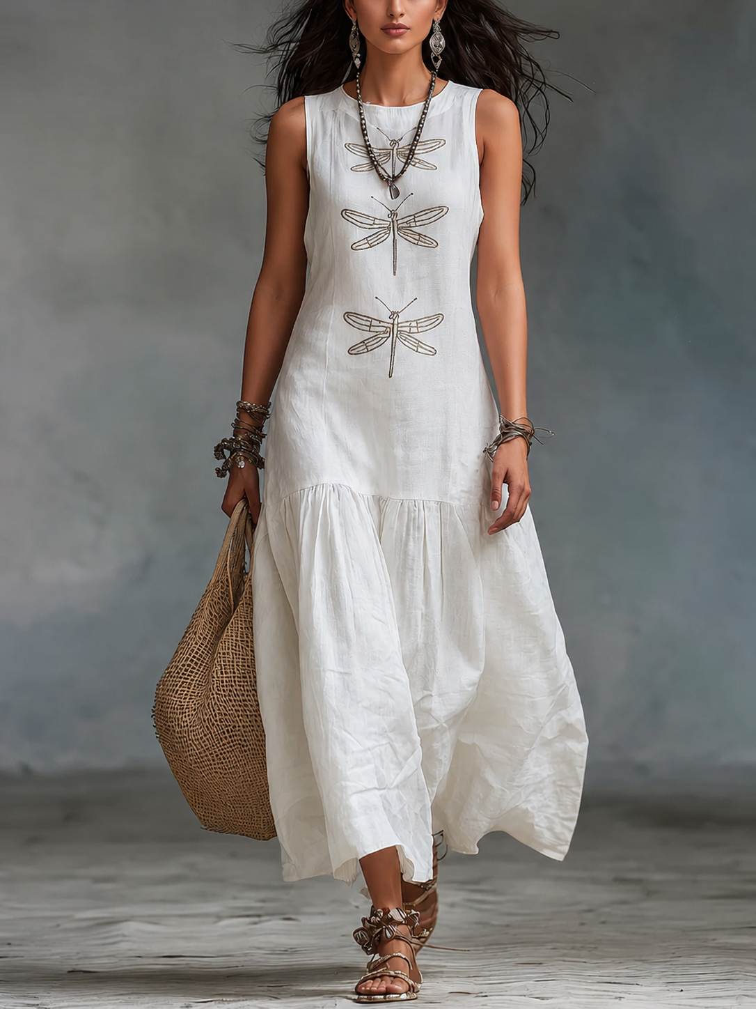 Geneva - Sleeveless Maxi Dress