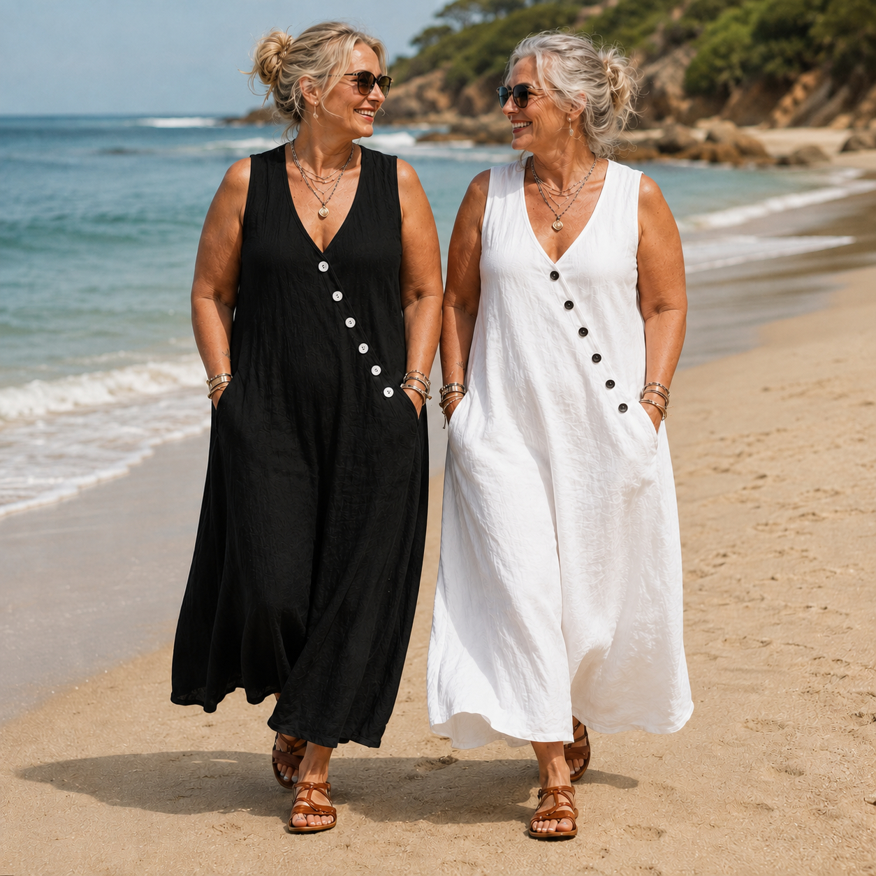 Minimalist And Cozy Button-up Dress