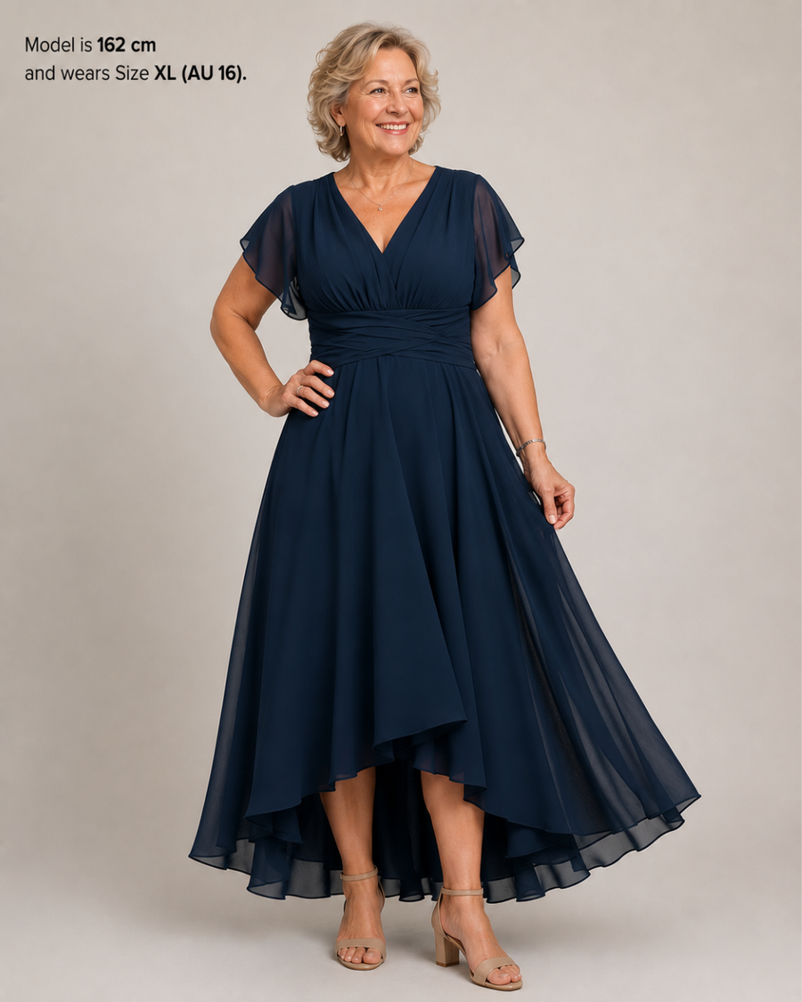 Christina™ | V-Neck A-Line Dress