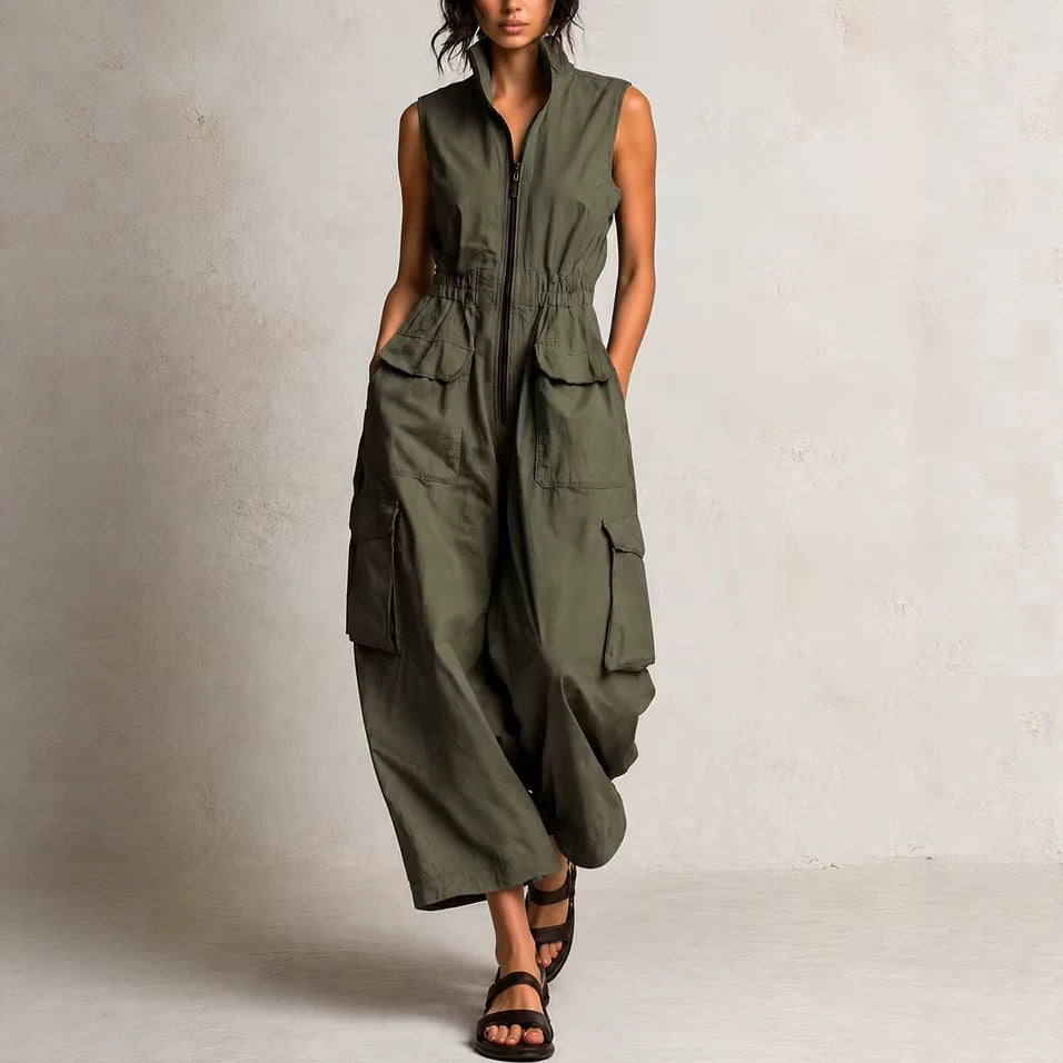Ursula™ Utility Cargo Jumpsuit